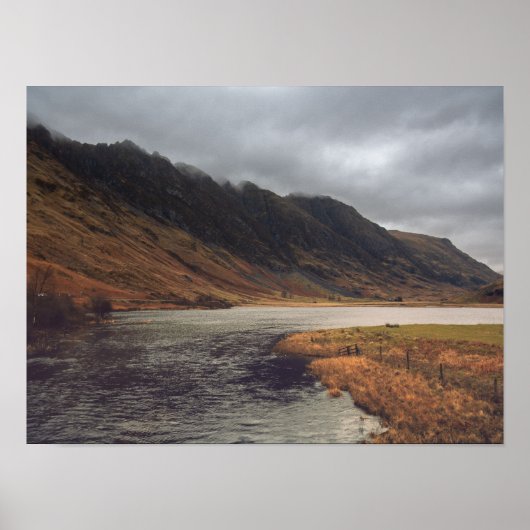 Loch Achtriochtan Glencoe Poster (Voorkant)