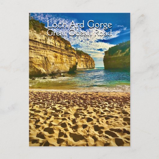 Loch Ard Gorge, Great Ocean Road Briefkaart (Voorkant)