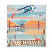 Loch Awe Schotland reisposter Notitieblok (Voorkant)