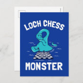 Loch Chess Monster Briefkaart (Voorkant / Achterkant)