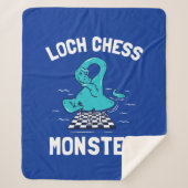 Loch Chess Monster Sherpa Deken (Voorkant)