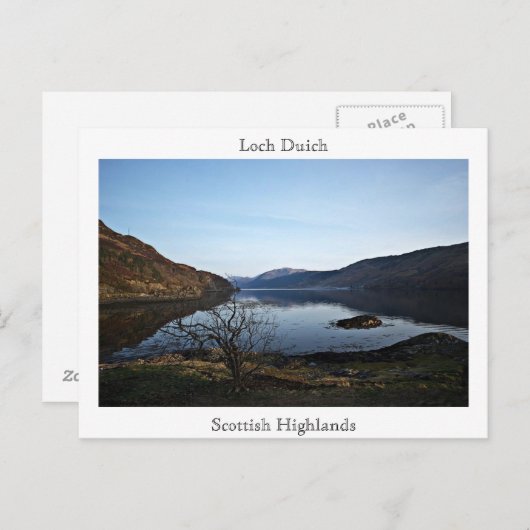 Loch Duich, Schots.. Briefkaart (Voorkant / Achterkant)