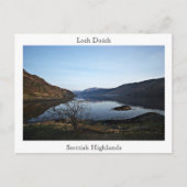 Loch Duich, Schots.. Briefkaart (Voorkant)