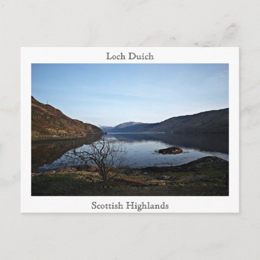Loch Duich, Schots.. Briefkaart (Voorkant)