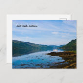 Loch Duich, Scotland Briefkaart (Voorkant / Achterkant)