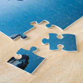 Loch Eck in Blauw, Schotland Legpuzzel (Zijkant)