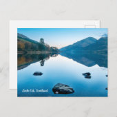 Loch Eck in Blue, Schotland Briefkaart (Voorkant / Achterkant)