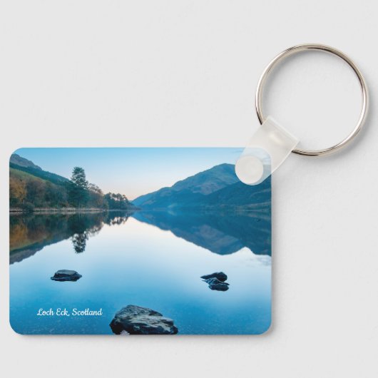 Loch Eck in Blue, Schotland Sleutelhanger (Voorkant)