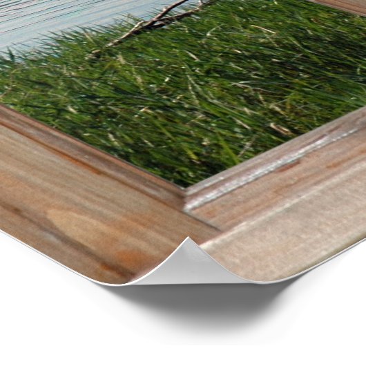 Loch in Scotland van een Window Poster (Hoek)