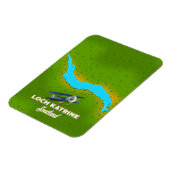 Loch Katrine Schotland reisposter Magneet (Linkerzijde)