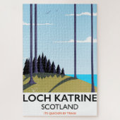 Loch katrine scotland reisposter legpuzzel (Verticaal)