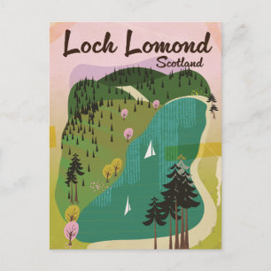 Loch Lamond Schotland Briefkaart
