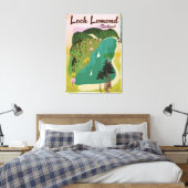 Loch Lamond Schotland Canvas Afdruk (Insitu (Slaapkamer))