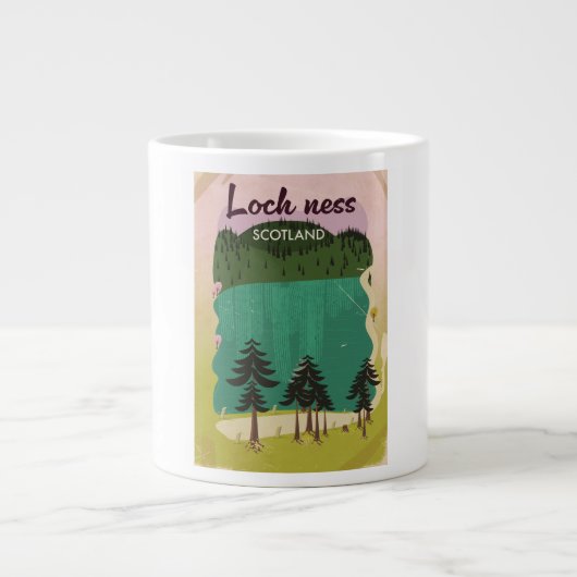 Loch Lamond Schotland Grote Koffiekop (Voorkant)