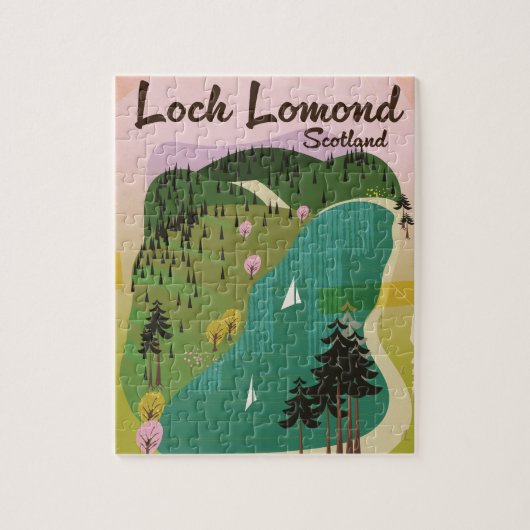 Loch Lamond Schotland Legpuzzel (Verticaal)