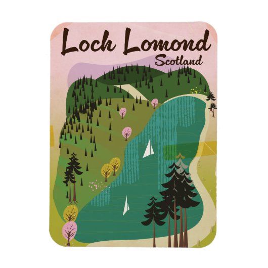 Loch Lamond Schotland Magneet (Verticaal)