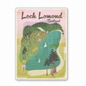 Loch Lamond Schotland Sticker (Voorkant)