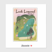 Loch Lamond Scotland Sticker (Vel)