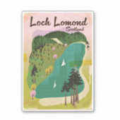 Loch Lamond Scotland Sticker (Voorkant)