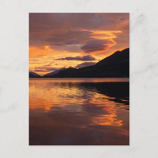 Loch Leven Sunset Feestdagenkaart (Voorkant)