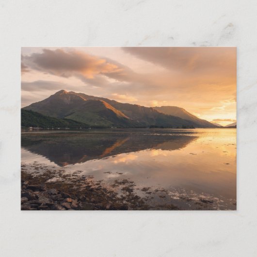 Loch Leven Sunset Feestdagenkaart (Voorkant)