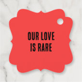Loch liefhebbers bedankjes labels (Achterkant)