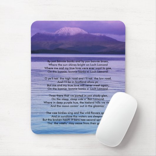 Loch Lomond by yon bonnie banks Muismat (Met muis)