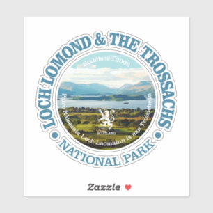 Loch Lomond en de Trossachs Sticker