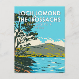 Loch Lomond en het Nationaal Park Trossachs Briefkaart
