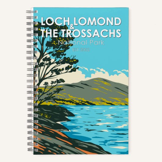 Loch Lomond en het Nationaal Park Trossachs Notitieboek (Voorkant)