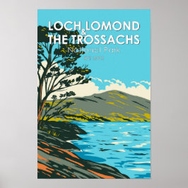 Loch Lomond en het Nationaal Park Trossachs Poster