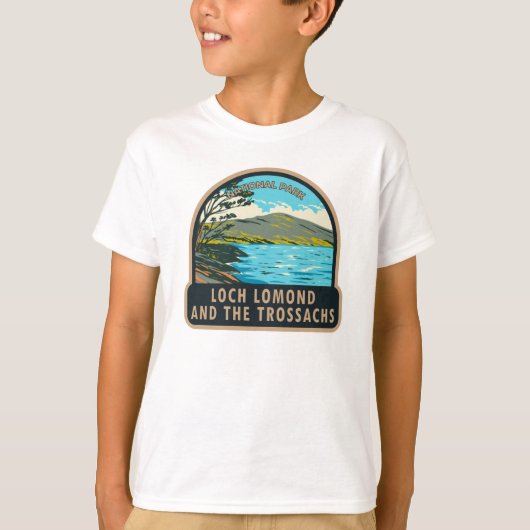 Loch Lomond en het Nationaal Park Trossachs T-shirt (Voorkant)