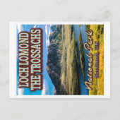 LOCH LOMOND EN TROSSACHS NATIONAAL PARK - UK BRIEFKAART (Voorkant)