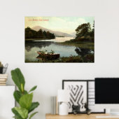 Loch Lomond, Schotland, Luss Straat 1915 Poster (Thuiskantoor)