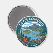 Loch Lomond Schotland Magneet (Voorkant / Achterkant)