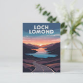 Loch Lomond Schotland Reizen Briefkaart (Staand voorkant)