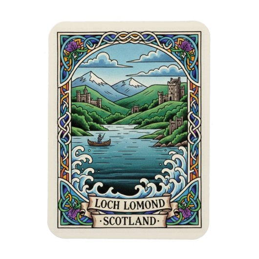 Loch Lomond Schotland Reizen Magneet (Verticaal)