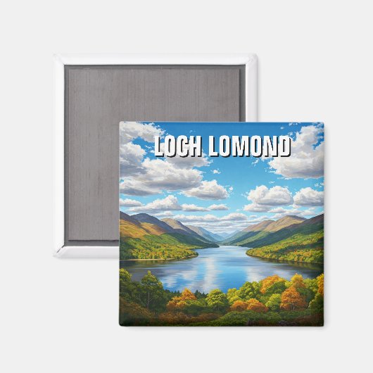Loch Lomond Schotland Reizen Magneet (Voorkant / Achterkant)
