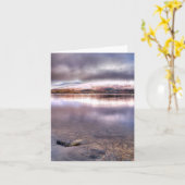Loch Lomond, Schotland Wenskaart Kaart (Gele Bloem)