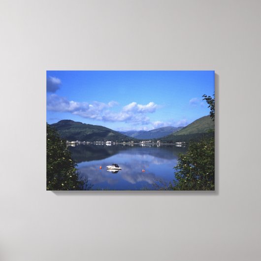 Loch Long Argyll Scotland Canvas Afdruk (Voorkant)