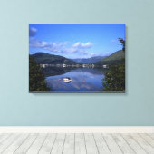 Loch Long Argyll Scotland Canvas Afdruk (Insitu (Houten vloer))