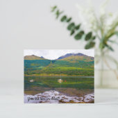 Loch Long, Arrochar ansichtkaart Briefkaart (Staand voorkant)
