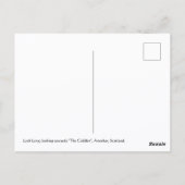 Loch Long, Arrochar ansichtkaart Briefkaart (Achterkant)