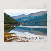 Loch Long, Arrochar, Schotland ansichtkaart Briefkaart (Voorkant)