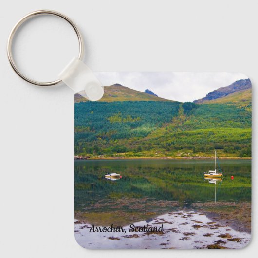 Loch Long, Arrochar, Schotland Keyring Sleutelhanger (Voorkant)