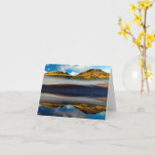 Loch Long, Arrochar, Schotland Wenskaart Kaart (Gele Bloem)