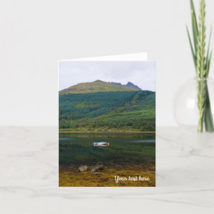 Loch Long, Arrochar, Schotland Wenskaart Kaart