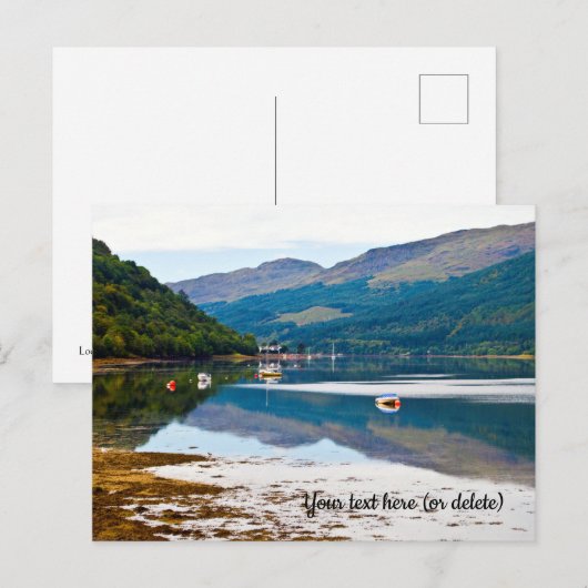 Loch Long, Arrochar, Scotland Briefkaart (Voorkant / Achterkant)