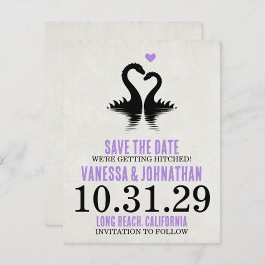 Loch Lovers Save The Date (Voorkant / Achterkant)