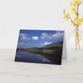 Loch Lubhair Scotland Briefkaart (Gele Bloem)